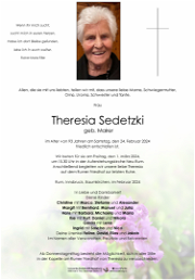 Theresia Sedetzki